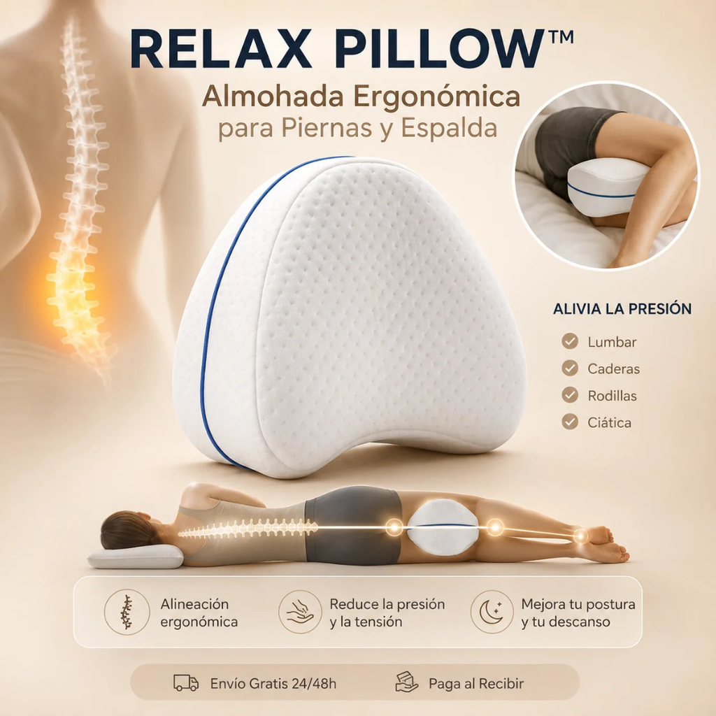 Relax Pillow™ Ideal para mejorar tu descanso cada noche